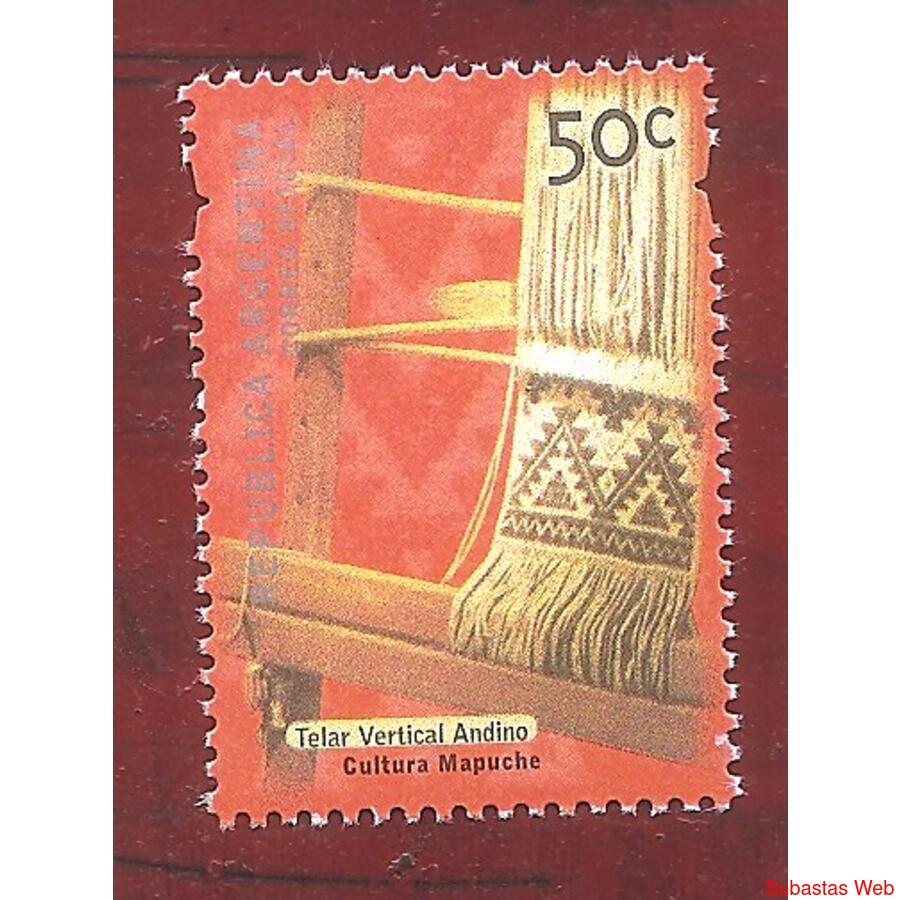 ARGENTINA 2000(2369b) CORREO ORDINARIO:  TELAR VERTICAL  MIN