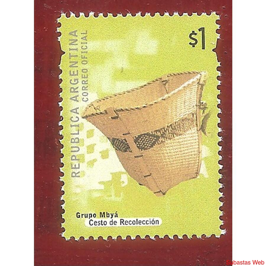 ARGENTINA 2000(2372b) CORREO ORDINARIO: CESTA RECOLECCION MI