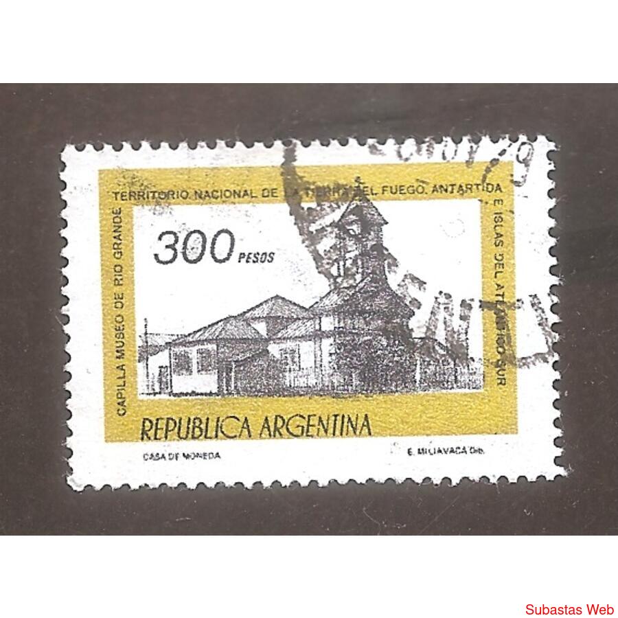 ARGENTINA 1978(1134a) CAPILLA RIO GRANDE MATE FOSFO USADA