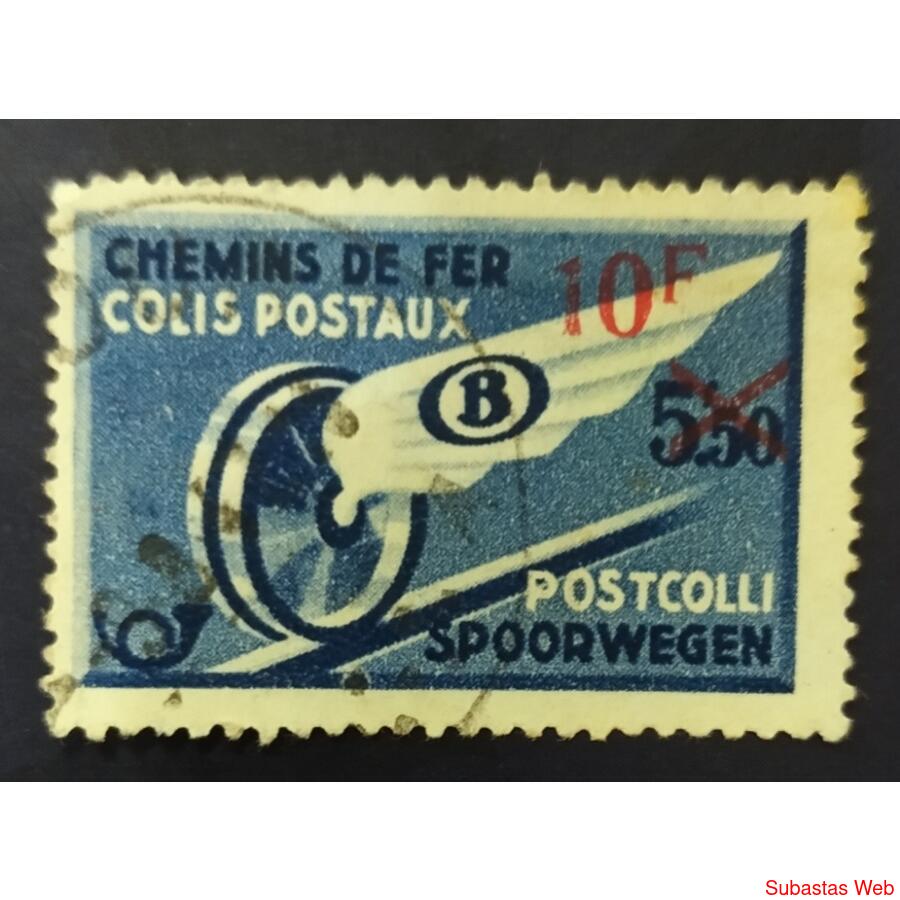 BELGICA AÑO 1938, SCOTT Q298, USADA