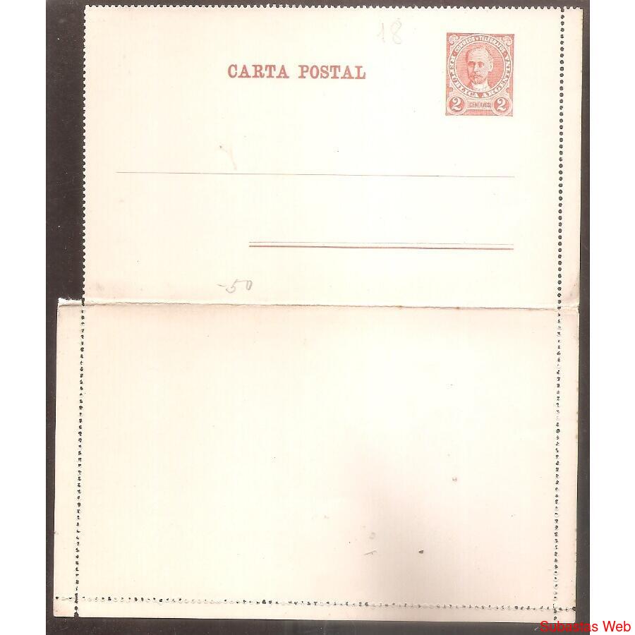 ARGENTINA 1890 SOBRE CIRCULADO NUMERO 18