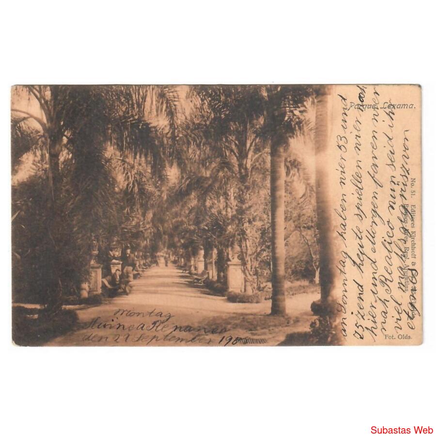 ARGENTINA. Buenos Aires. Parque Lezama. 1908.