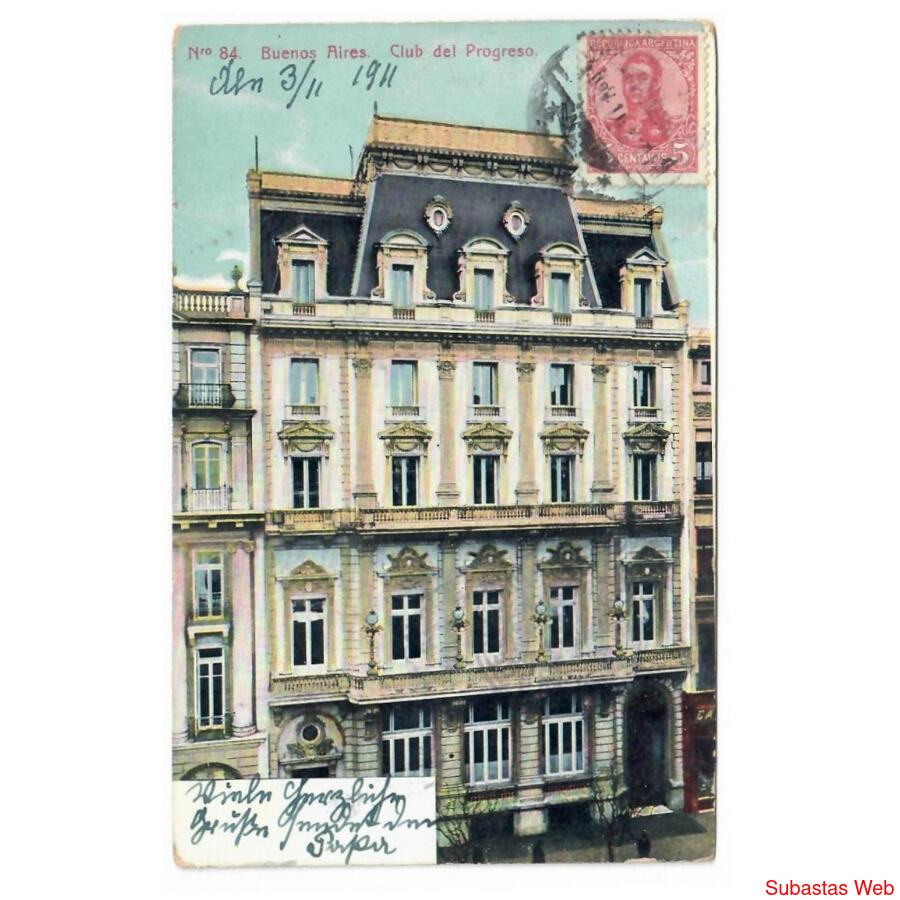 ARGENTINA • BUENOS AIRES • Club del Progreso • 1911