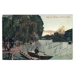ARGENTINA. Buenos Aires. Lago de Palermo. 1910.