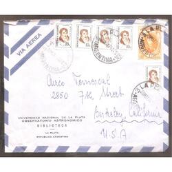 ARGENTINA 1974  SOBRE CIRCULADO NUMERO  172
