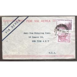 ARGENTINA 1946  SOBRE CIRCULADO NUMERO 89