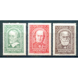 ARGENTINA GJ1120/1122. MEDICINA SERIE COMPLETA MINT