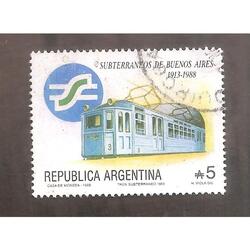 ARGENTINA 1988 (MT1719) SUBTERRANEOS DE BS. AS.  USADA