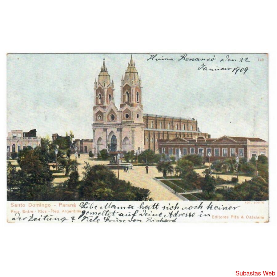 ARGENTINA • Santo Domingo - Paraná • Entre Ríos • 1909