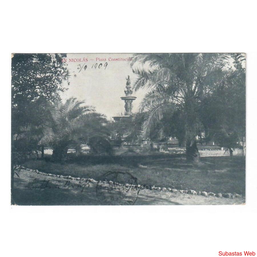 ARGENTINA • SAN NICOLÁS • Plaza Constitución • 1909