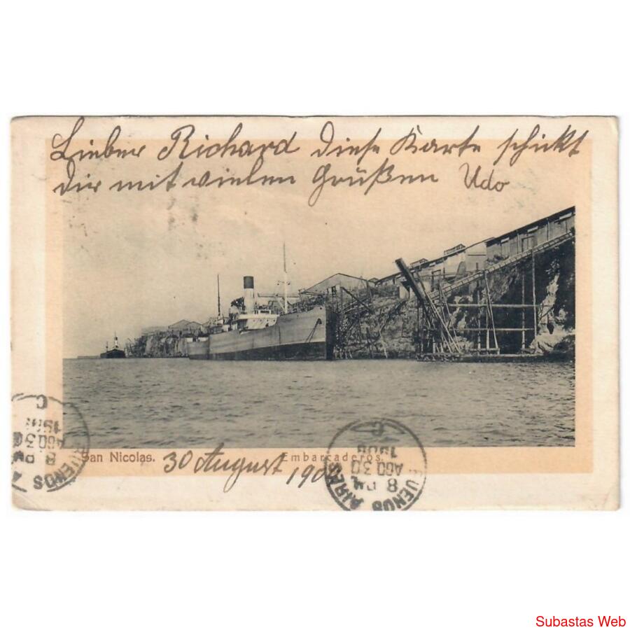 ARGENTINA • San Nicolás • Embarcaderos • 1909