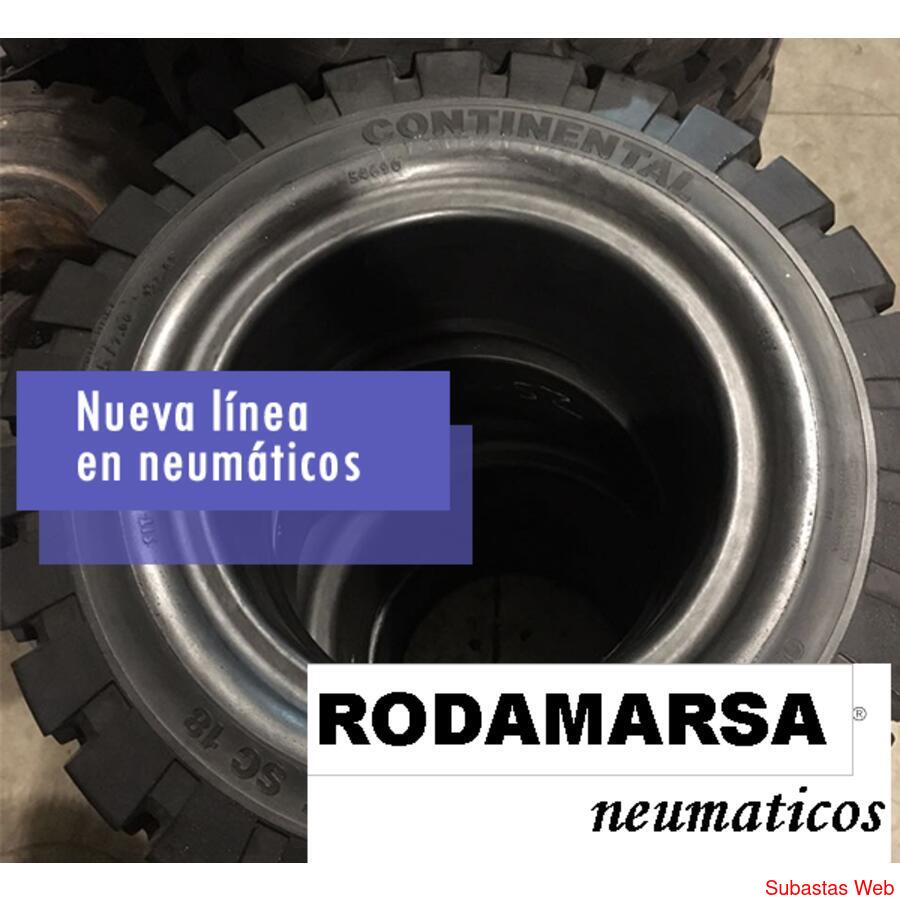 CUBIERTA maciza 28X9-15 ROBUST ELASTIC solid tires rodamarsa