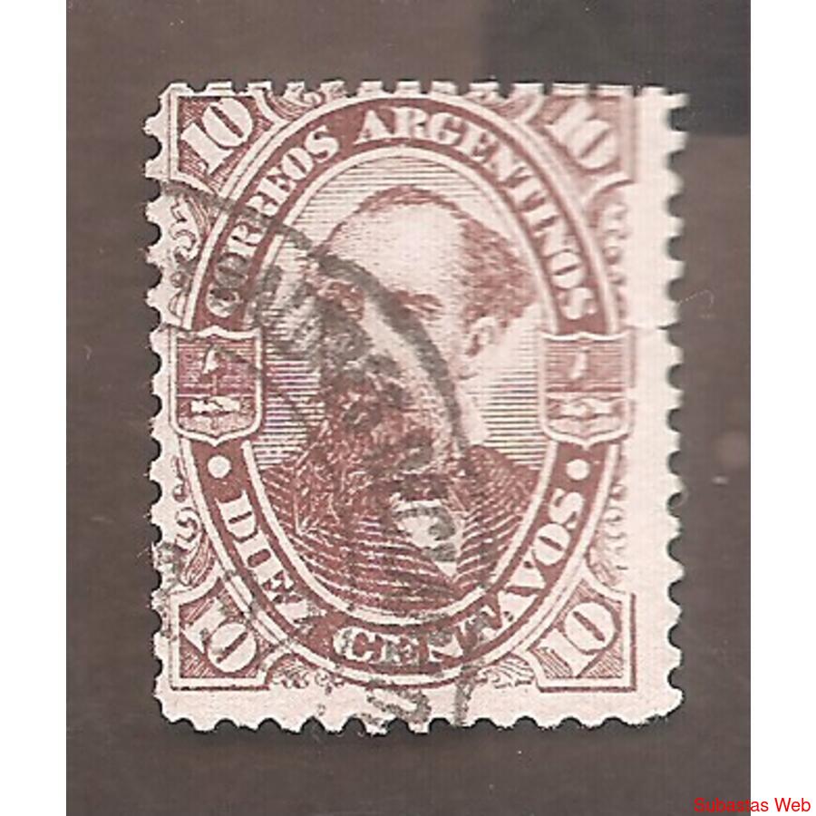 ARGENTINA 1888(65) PROCERES: AVELLANEDA,  USADA