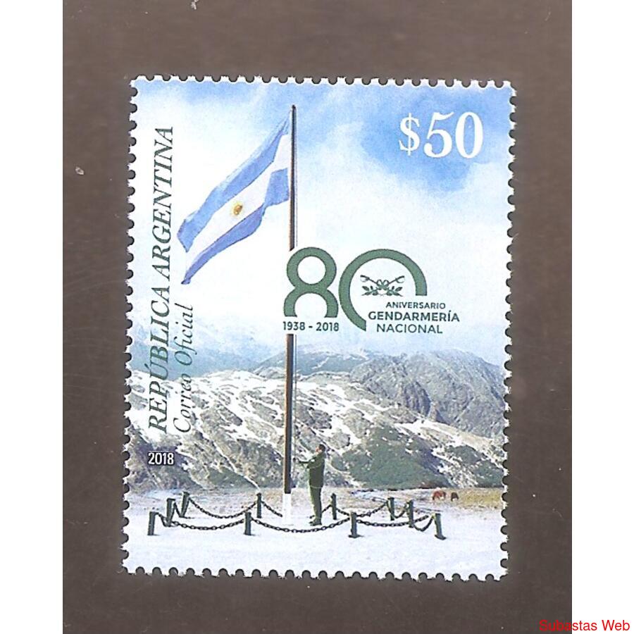 ARGENTINA 2018(4275) GENDARMERIA NACIONAL  MINT