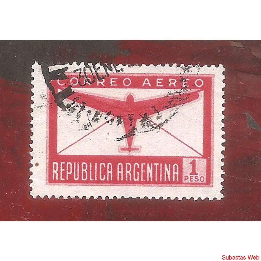 ARGENTINA 1940(A22) AEREA EMISION DEFINITIVA  USADA