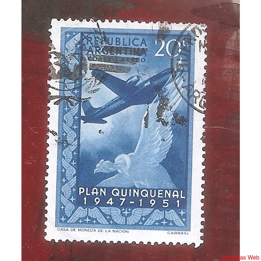 ARGENTINA 1951(A40) PLAN QUINQUENAL  USADA