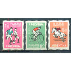 ARGENTINA GJ1257/1259. JUEGOS PANAMERICANOS. SERIE MINT