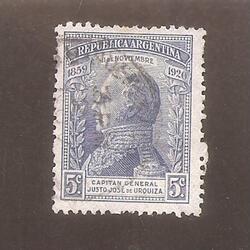 ARGENTINA 1920(255) PACTO SAN JOSE DE FLORES  USADA