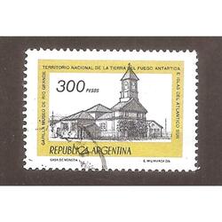 ARGENTINA 1978(1134c) MUSEO RIO GRANDE TIZADO FOSFO USADA US