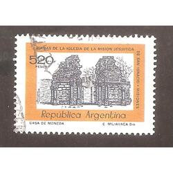 ARGENTINA 1978(1137) RUINAS SAN IGNACIO $520  MATE  USADA