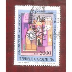 ARGENTINA 1982(1376) CENTENARIO  DE LA PLATA  USADA
