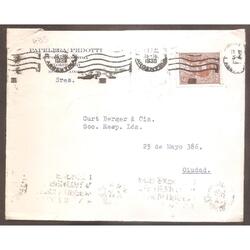 ARGENTINA 1939 SOBRE CIRCULADO NUMERO  63S