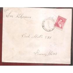 ARGENTINA 1945 SOBRE CIRCULADO NUMERO  87C