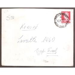 ARGENTINA 1958 SOBRE CIRCULADO NUMERO 128