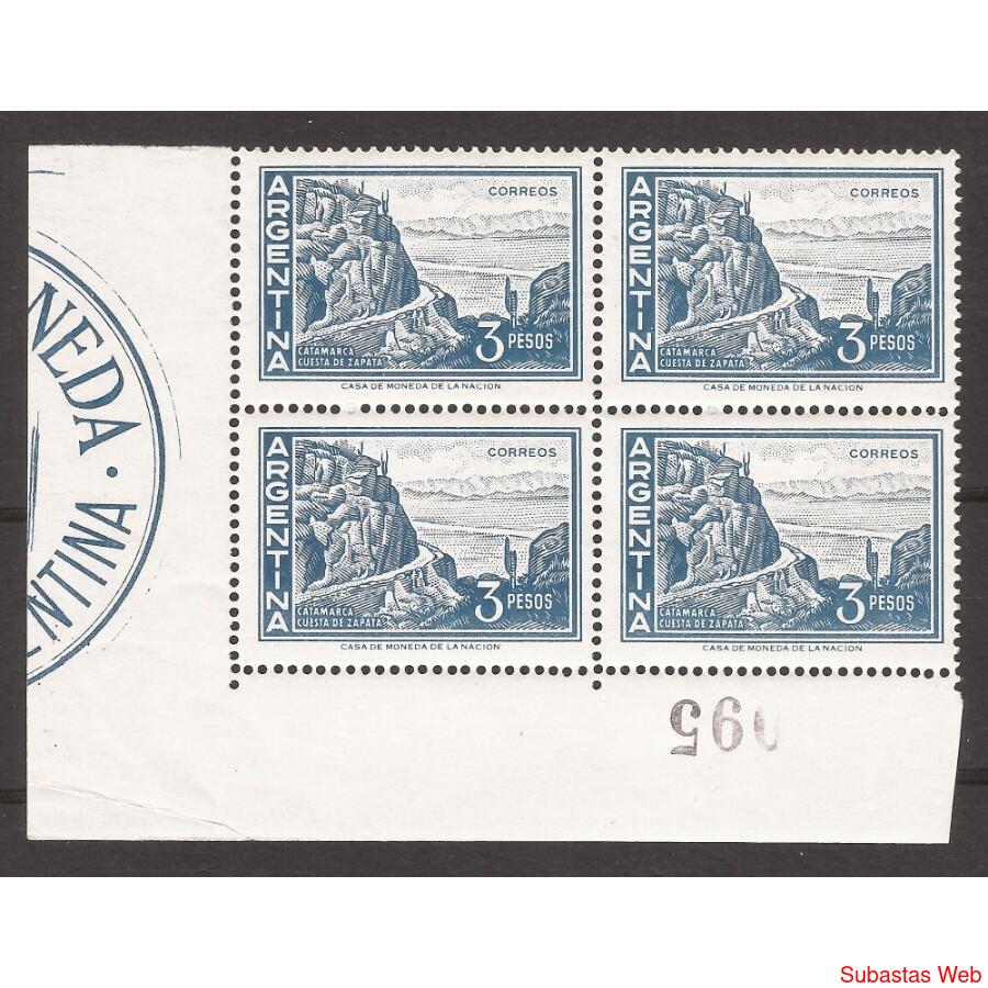 1969 - CUESTA DE ZAPATA - CATAMARCA -