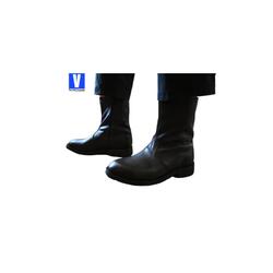 Botas en cuero forro de corderito