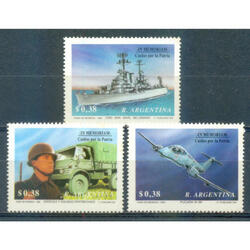 ARGENTINA GJ2588/90 CAIDOS POR LA PATRIA. SERIE MINT U$3.60
