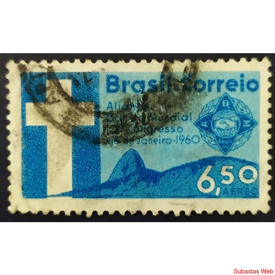 BRASIL AÑO 1960, SCOTT C100, USADA