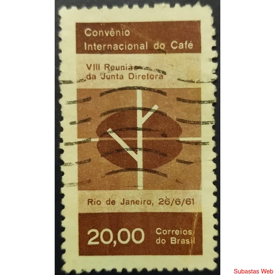 BRASIL AÑO 1961, SCOTT 925, USADA