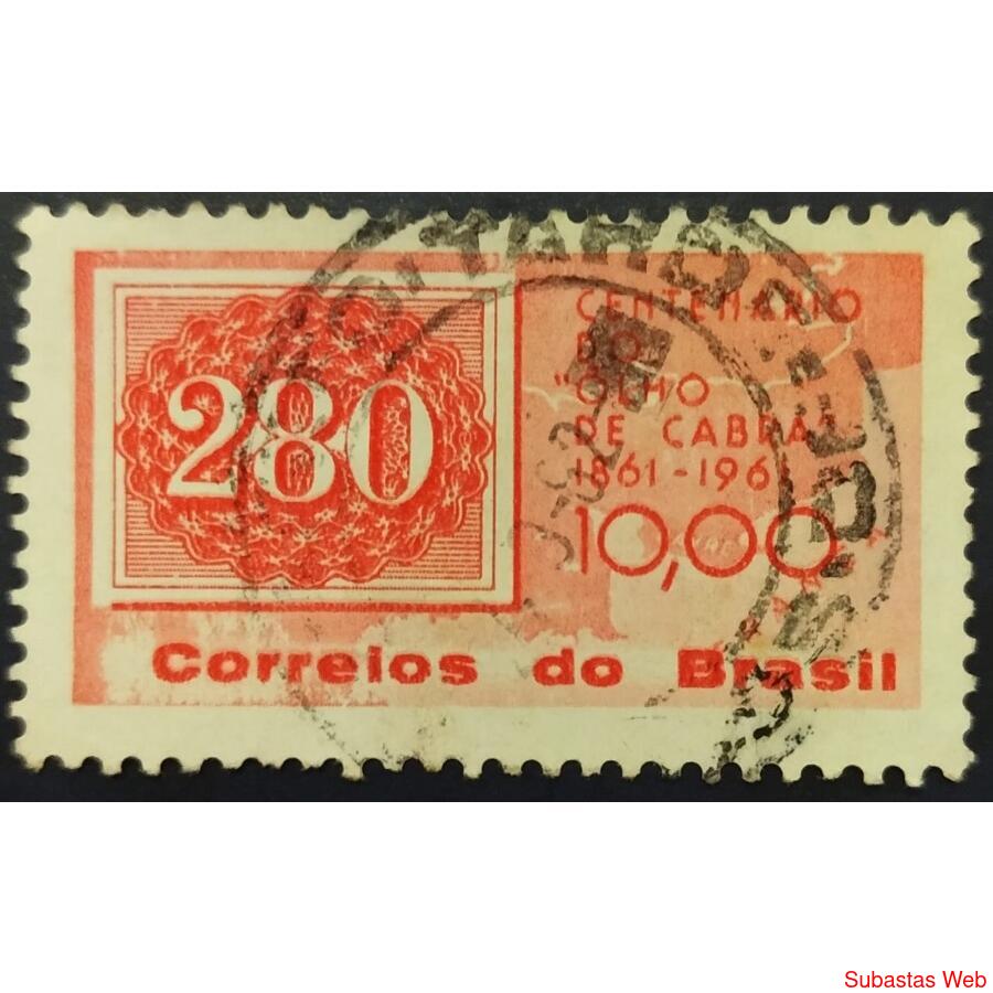 BRASIL AÑO 1961, SCOTT 927, USADA