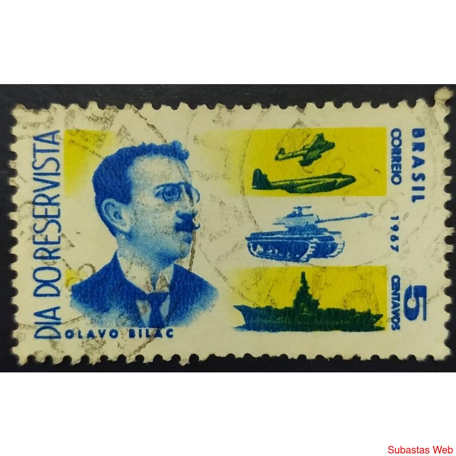 BRASIL AÑO 1967, SCOTT 1073, USADA