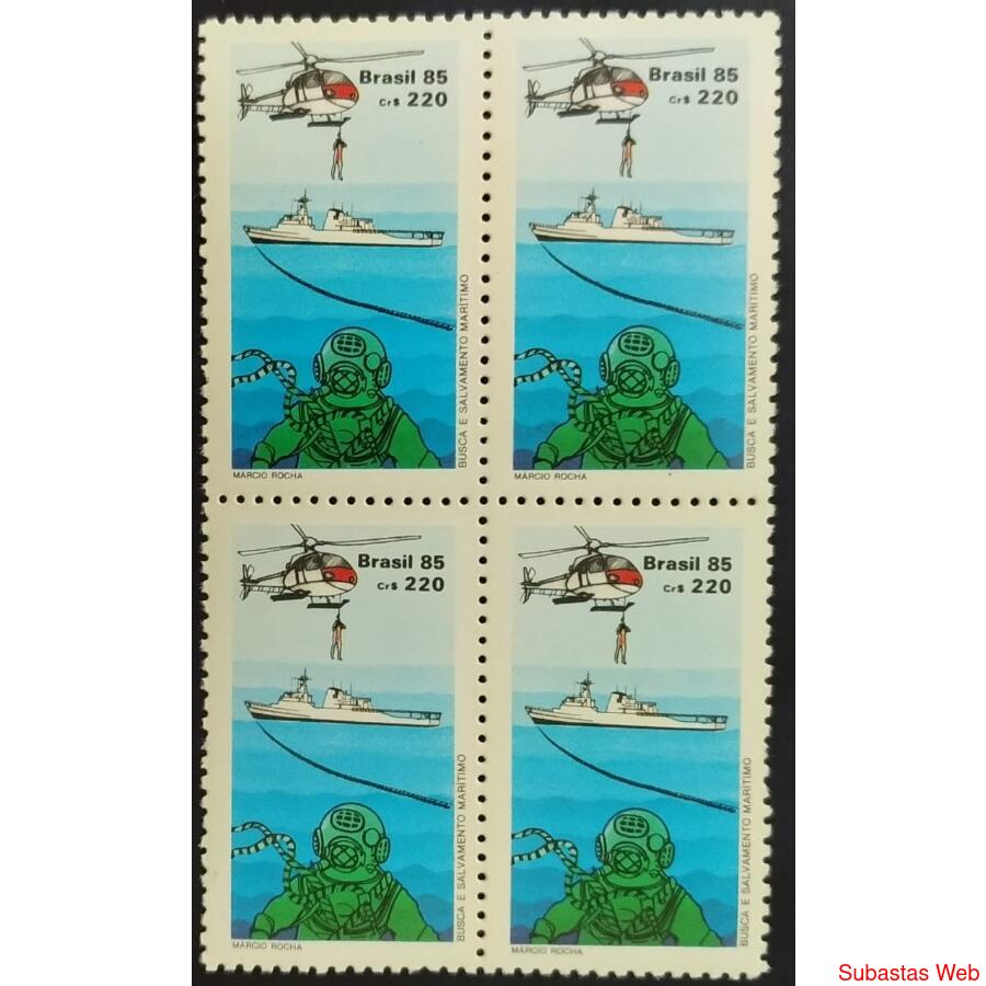 BRASIL AÑO 1985, SCOTT 2007, CUADRITO MINT