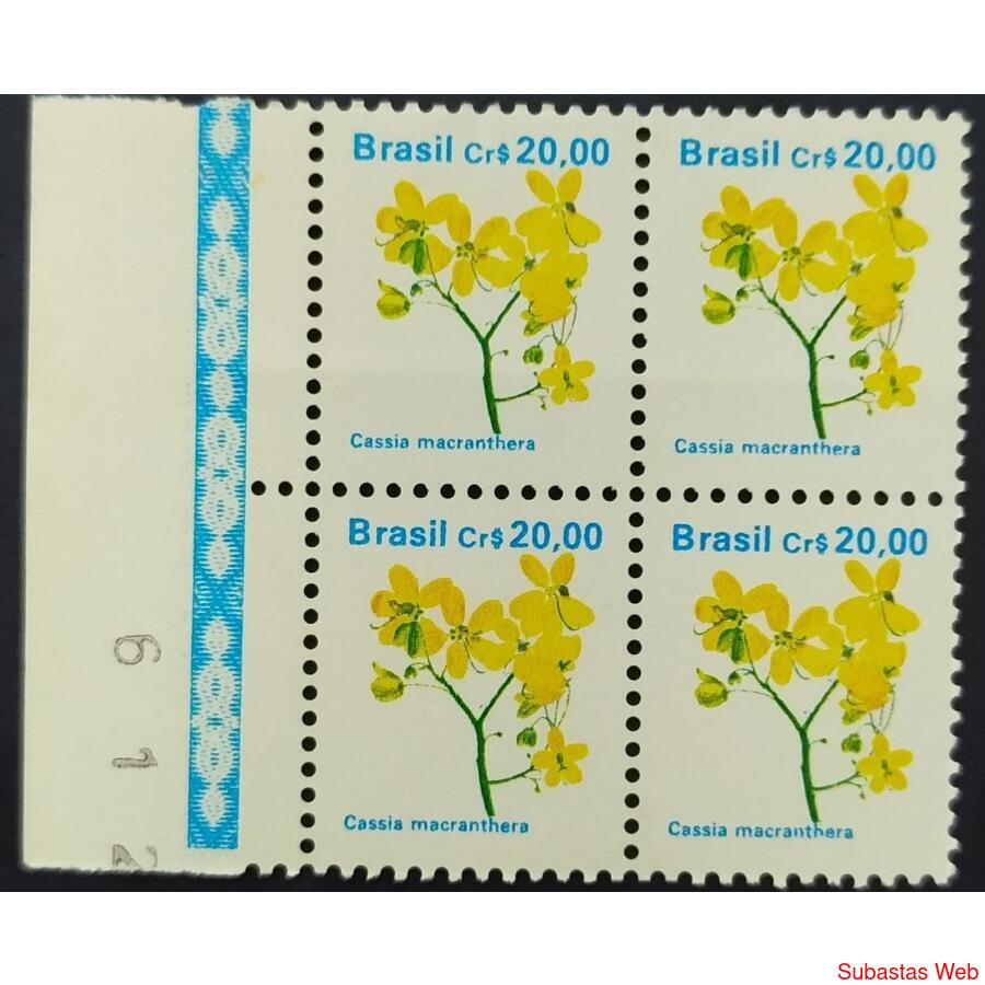 BRASIL AÑO 1989-93, SCOTT 2263, CUADRITO MINT