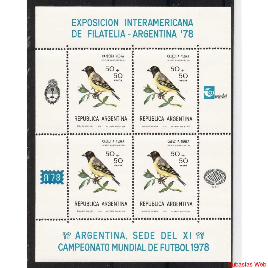1978 - EXPOSICION INTERAMERICANA DE FILATELIA