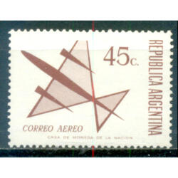 ARGENTINA GJ1574 AVIONCITO de 45 cent SELLO MINT U$ 3.00