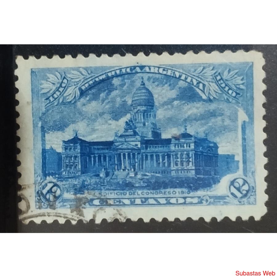 ARGENTINA AÑO 1910, GJ 307, USADA