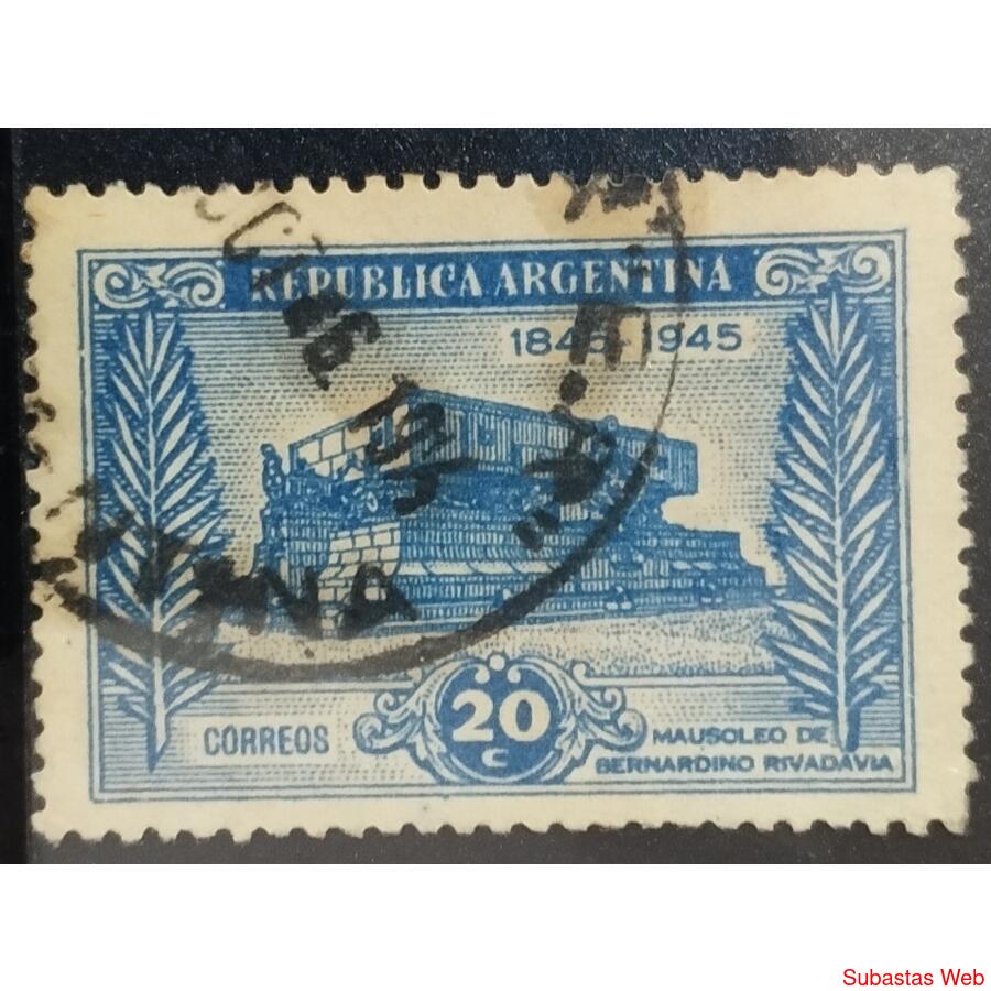 ARGENTINA AÑO 1945, GJ 925, USADA