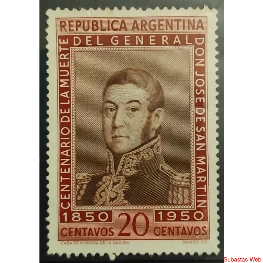 ARGENTINA AÑO 1950, GJ 977, NSG, SE HACEN ENVÍOS POR OCA; AN