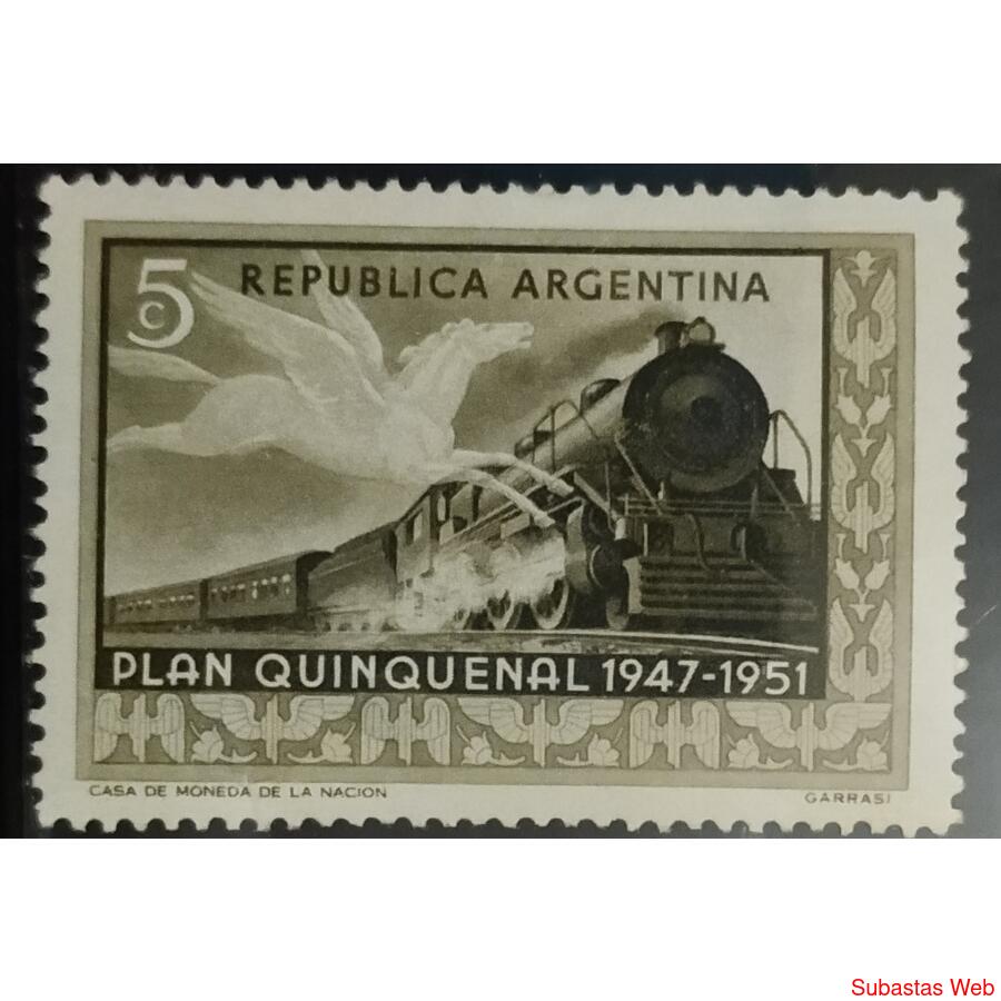 ARGENTINA AÑO 1951, GJ 997A, MINT