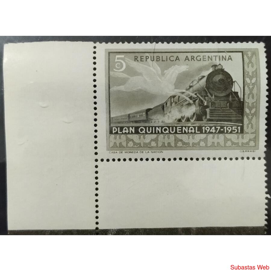 ARGENTINA AÑO 1951, GJ 997A, MINT