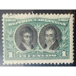 ARGENTINA AÑO 1910, GJ 301, USADA