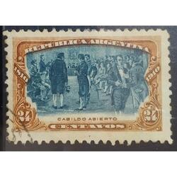ARGENTINA AÑO 1910, GJ 309, USADA