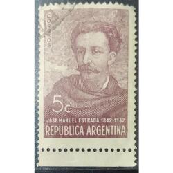ARGENTINA AÑO 1942, GJ 856, USADA