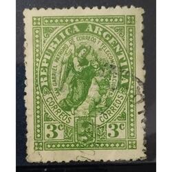 ARGENTINA AÑO 1944, GJ 917, USADA