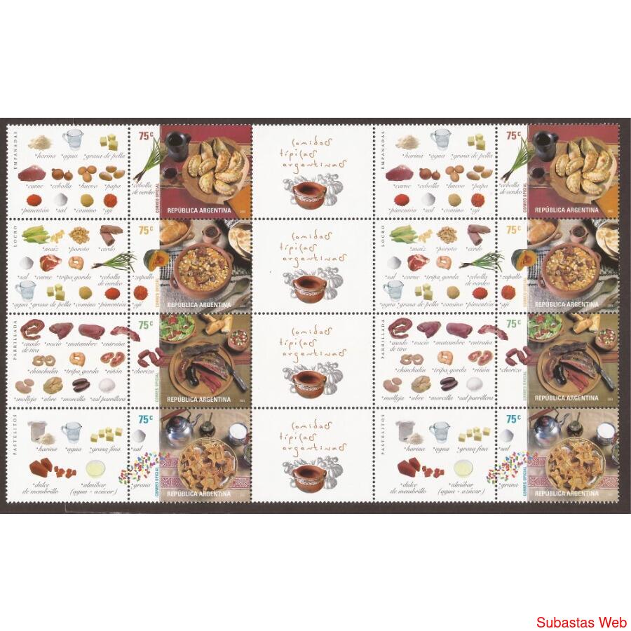 2003 - COMIDAS TIPICAS ARGENTINAS -