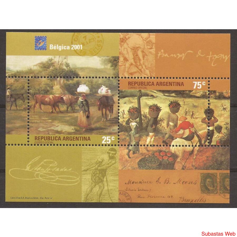 2001 - EXPOSICION MUNDIAL DE FILATELIA